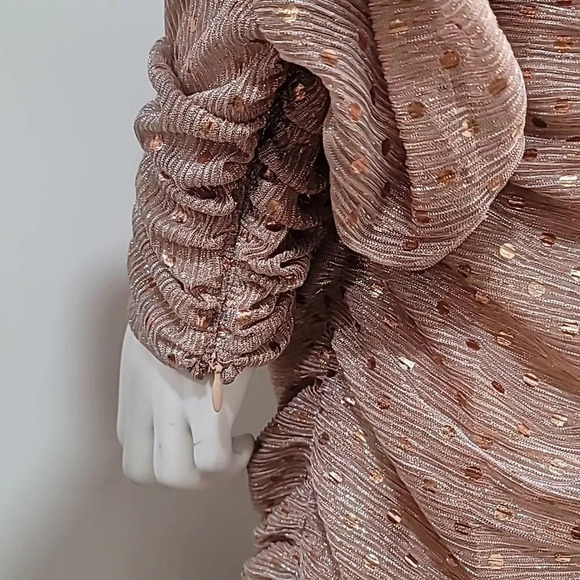 FOR Love & Lemons Ruffled Sequin-Embellished Minidress - Picture 6 of 13